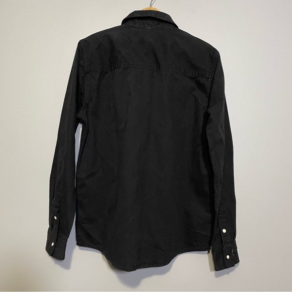 *NWT* Silver Jeans Co Men’s Long Sleeve Snap Button Up Top‎ - Black / sz. Mediun - Picture 4 of 10